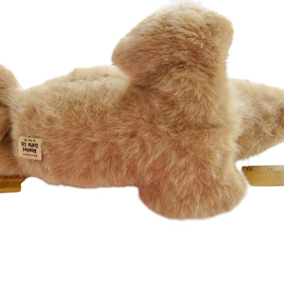 Vintage 70s Alresford Crafts Plush Baby Harp Seal Cream Mohair Handmade ENGLAND - Picture 6 of 6